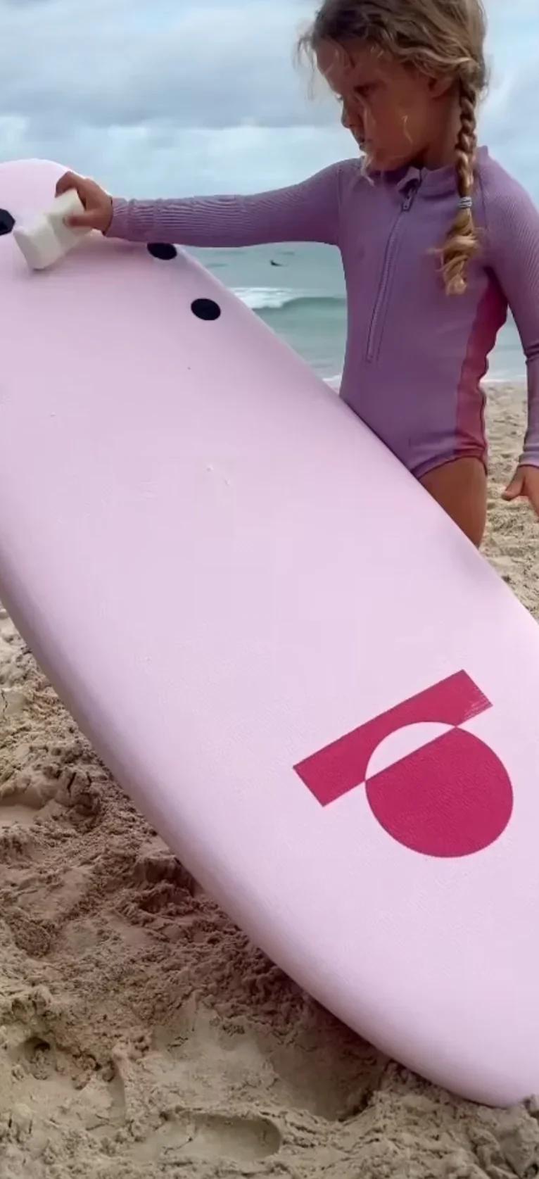 Summer vibes Grom 4' Softboard - Pink 