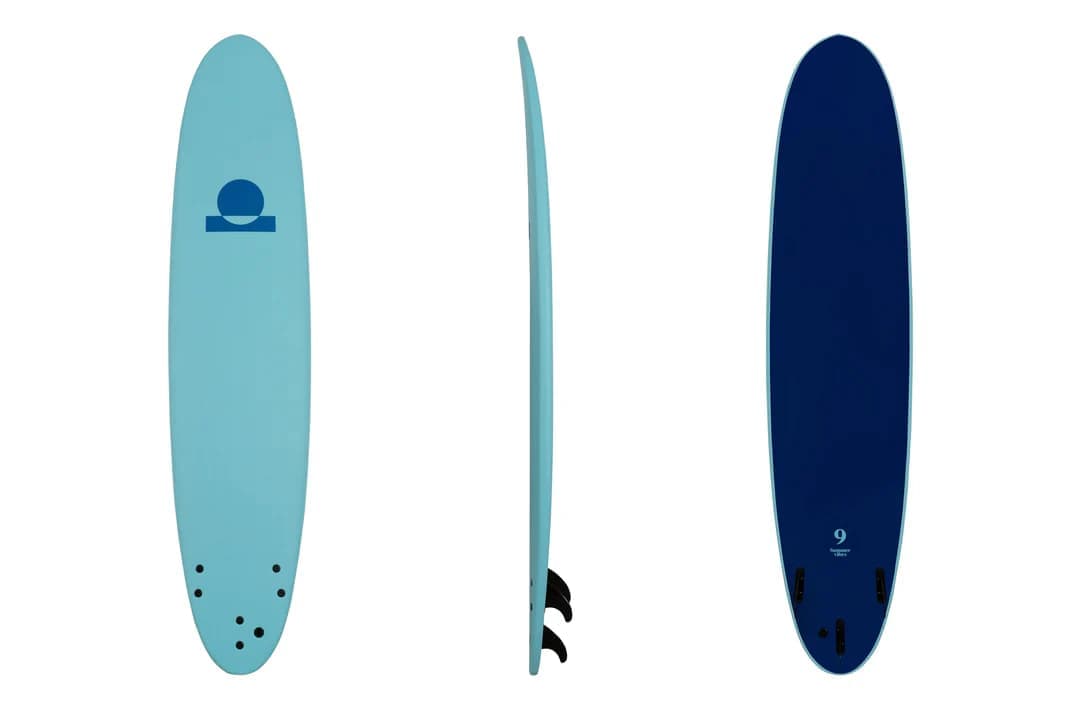 Summer Vibes Longboard 9' Softboard - Blue