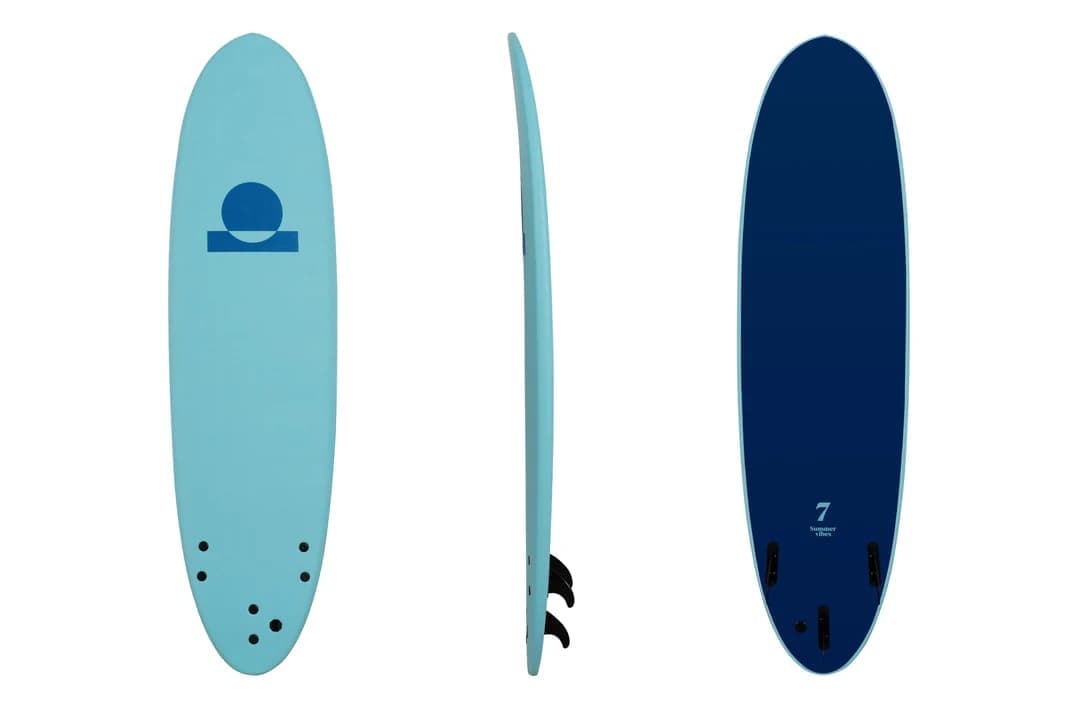 Summer Vibes Mini Mal 7' Softboard - Blue