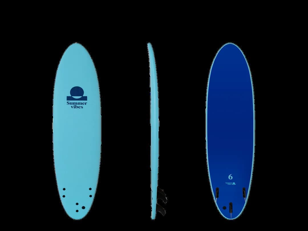 Summer Vibes Mini Mal 7' Softboard - Turquoise