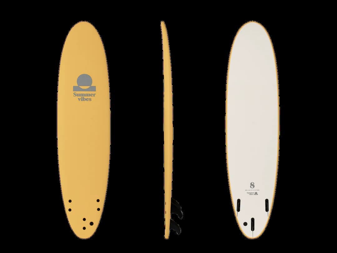 Summer Vibes Mini Mal 8' Softboard - Yellow