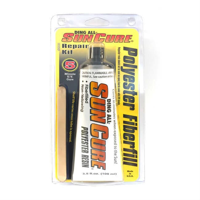 Ding All Sun Cure Fiberfilll Tube 100ml Surfboard Repair Resin