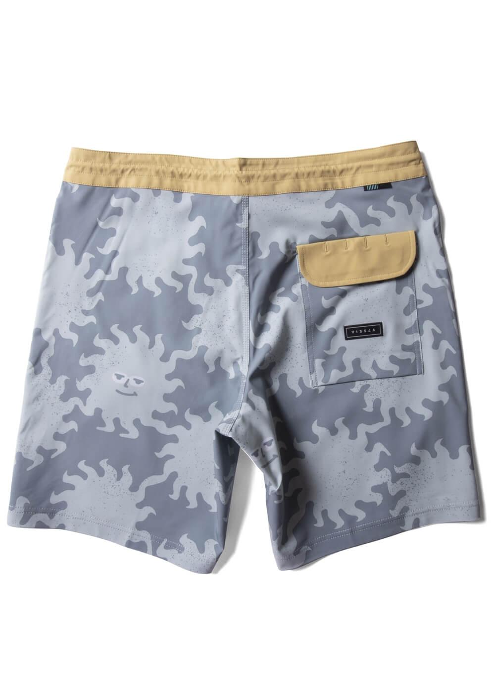 Sunburnt Shred Heads 18.5" Boardshort - Dark Denim