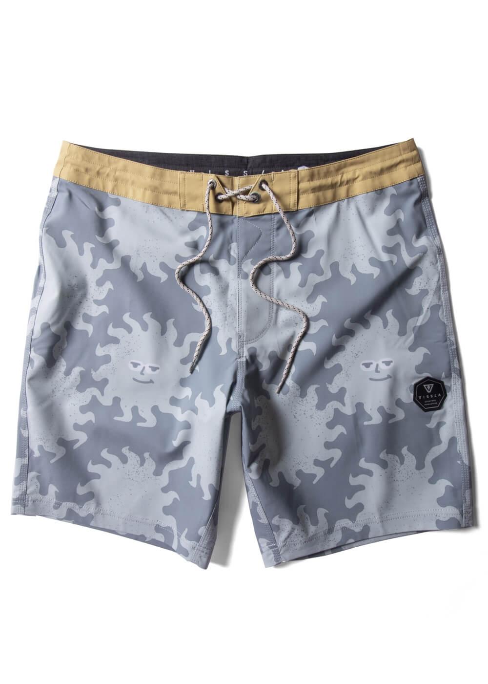 Sunburnt Shred Heads 18.5" Boardshort - Dark Denim