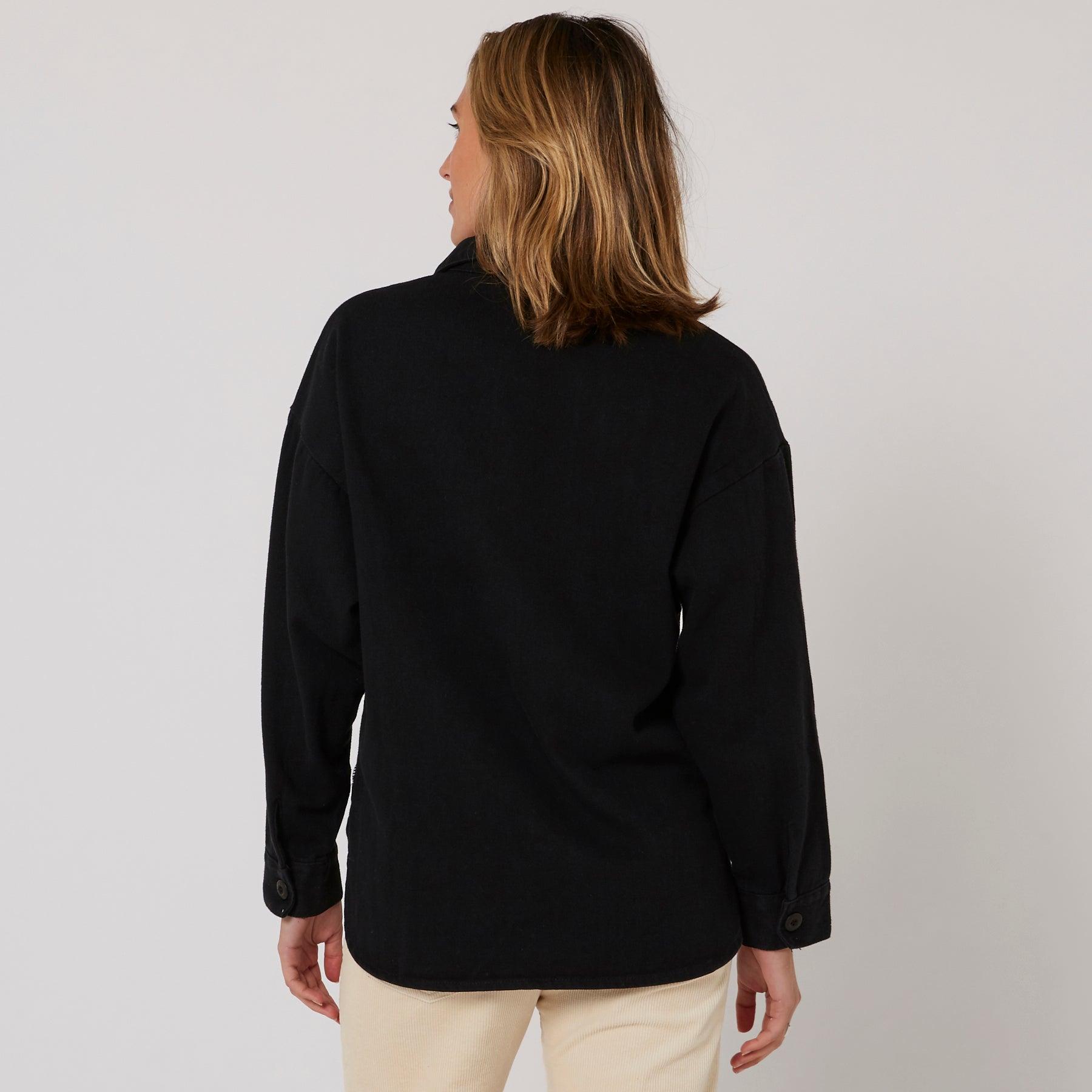 Sunset L/S Overshirt - Black