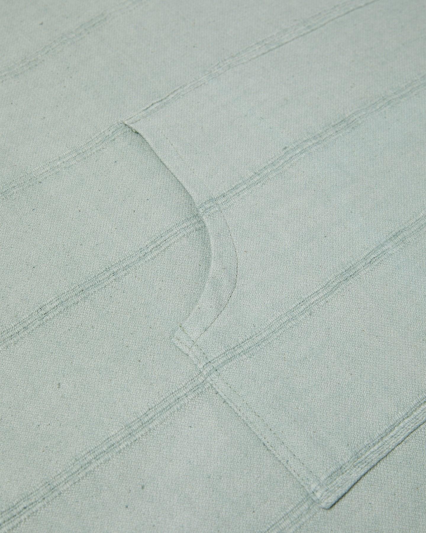 Close-up of poncho pocket