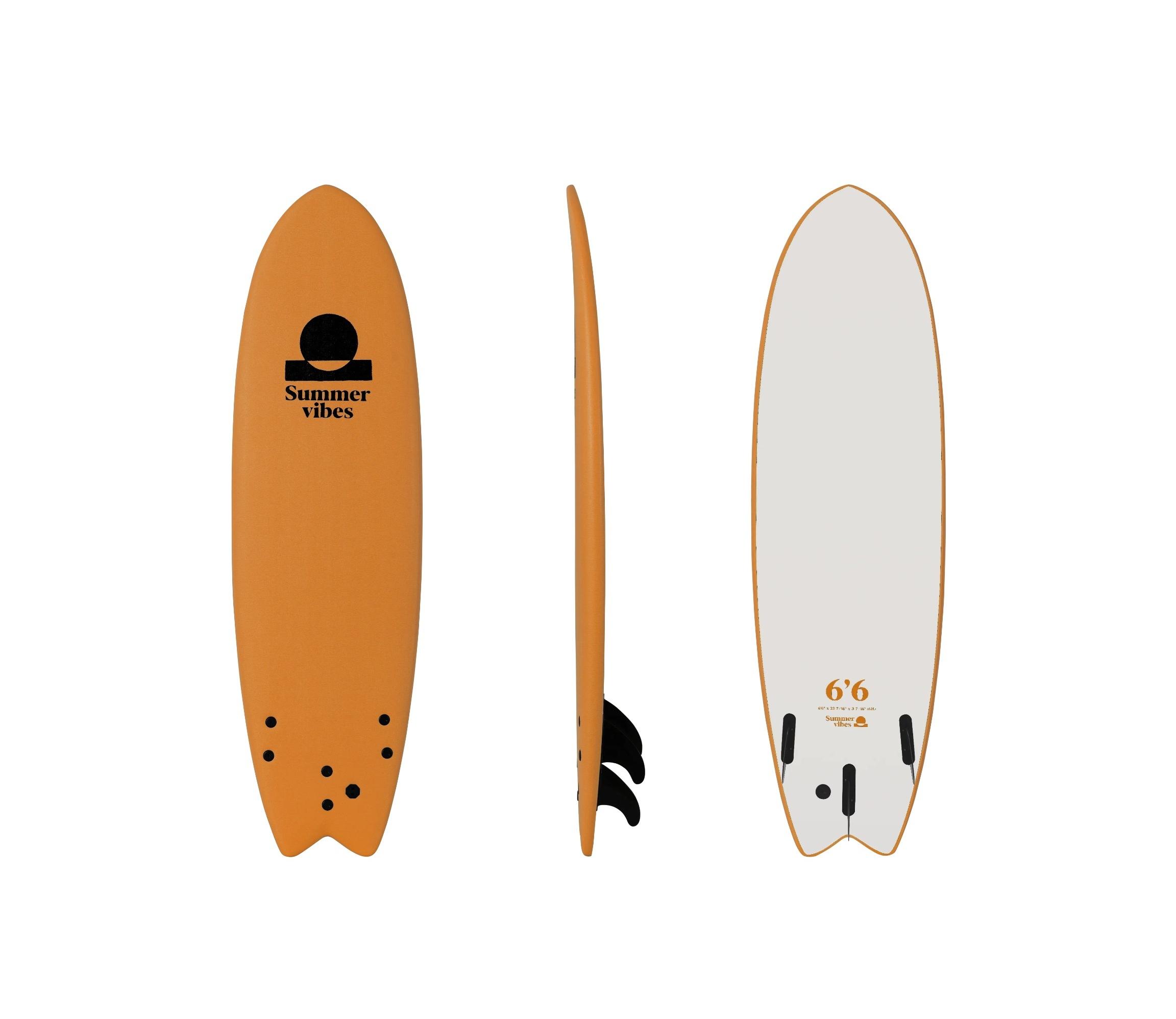 Summer Vibes Fish 6'6 Softboard - Orange
