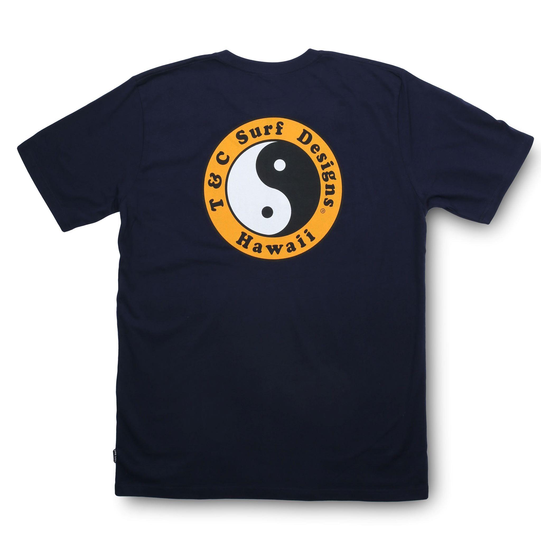 T&C OG Logo Tee - Midnight/Orange back