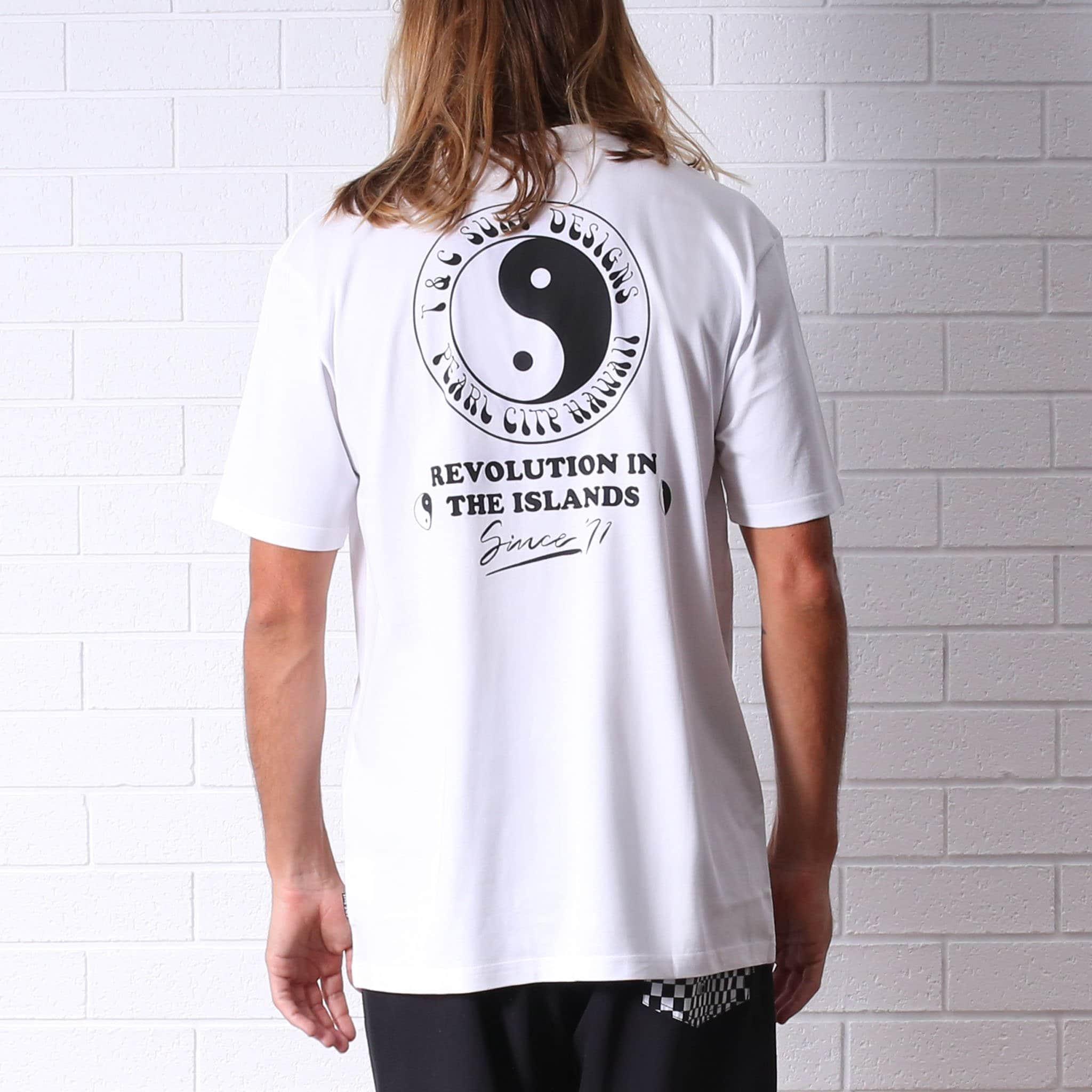 T&C Revolution Tee - Natural back