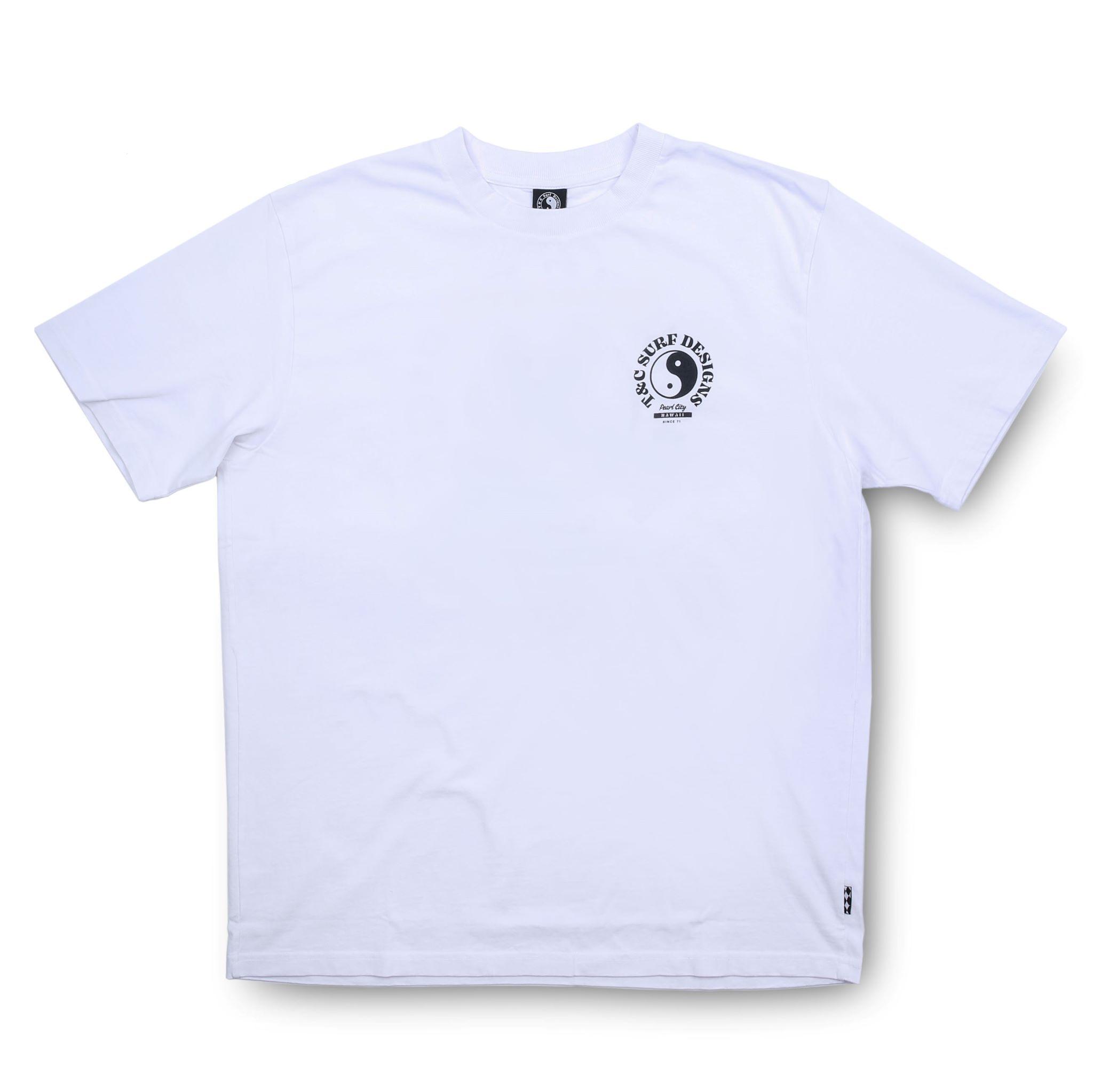 T&C Sunset Tee - White front