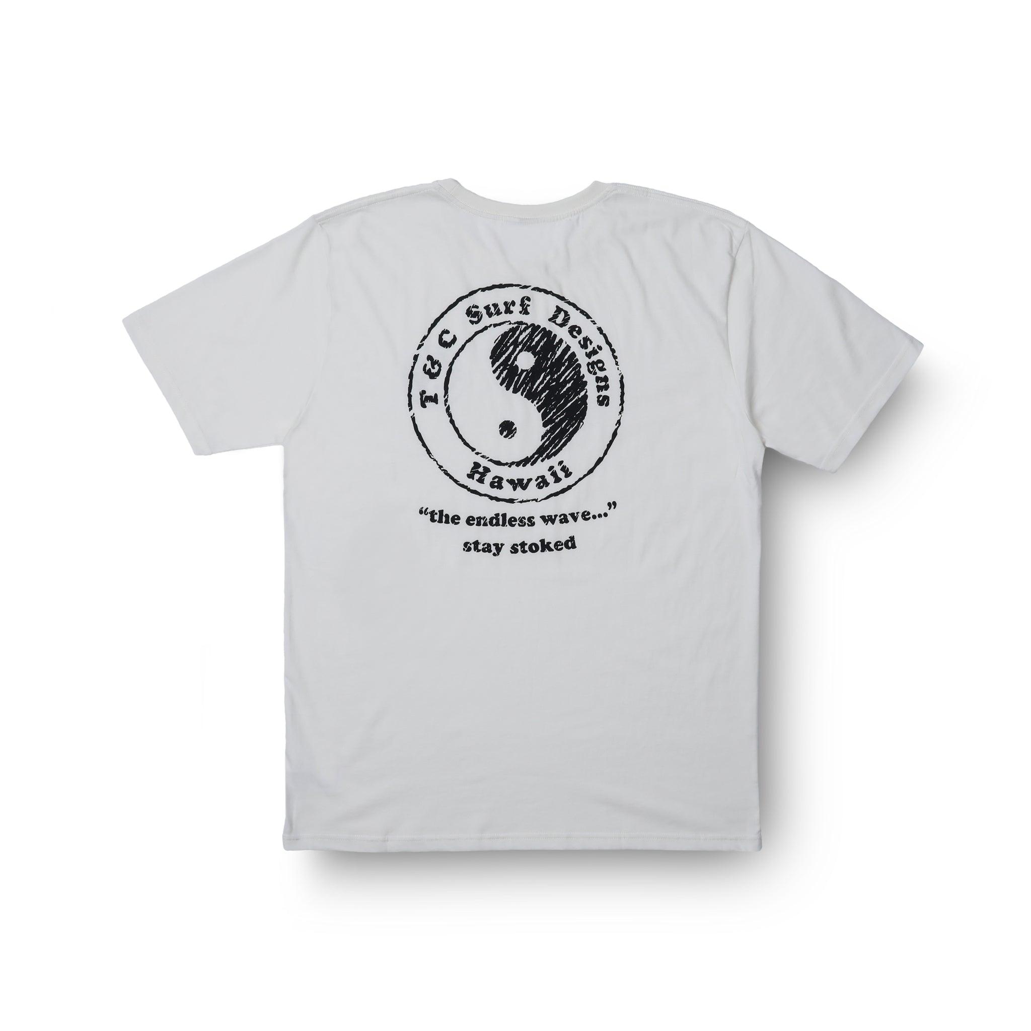 T&C Endless Wave Tee - Natural back