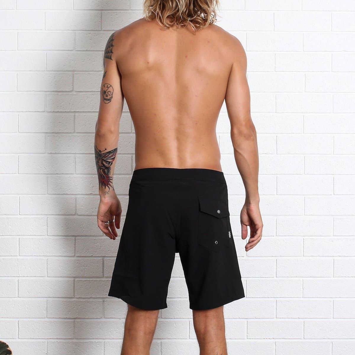 T&C Yin Yang Boardshort - Black - back
