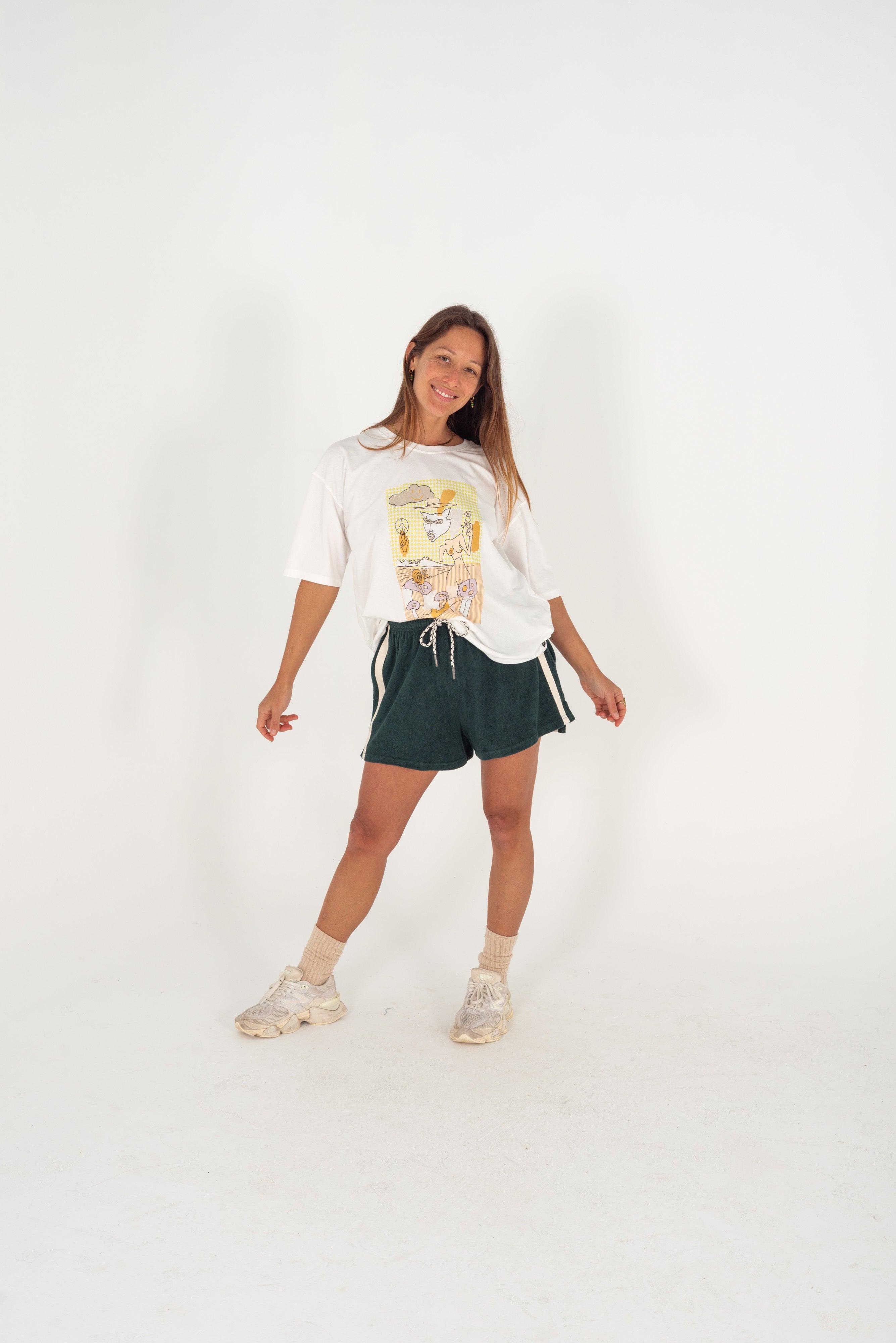 Terry Towelling Shorts Forrest - Atmosea