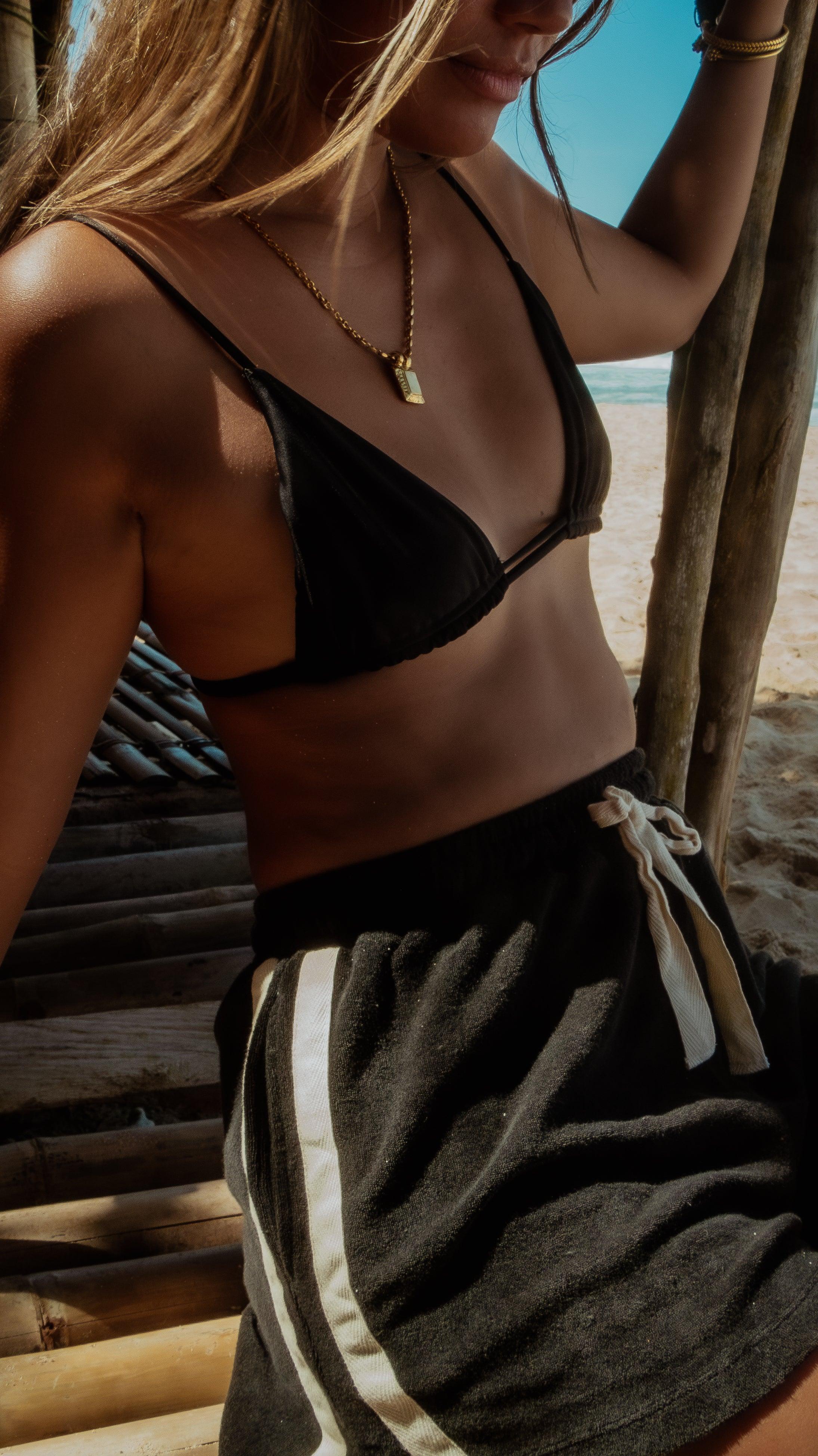 Side view of shorts
