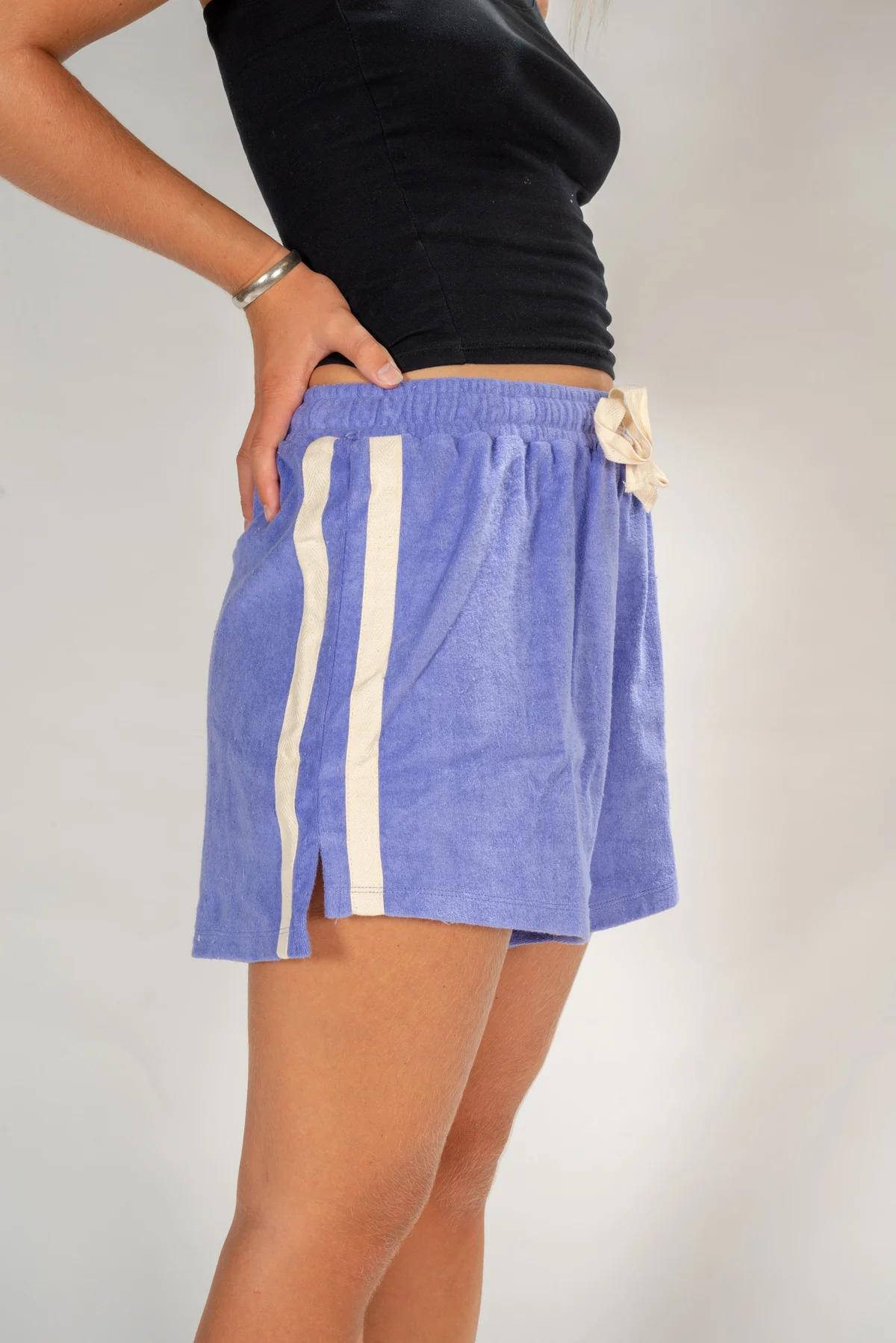 Terry Towelling Shorts Lavender