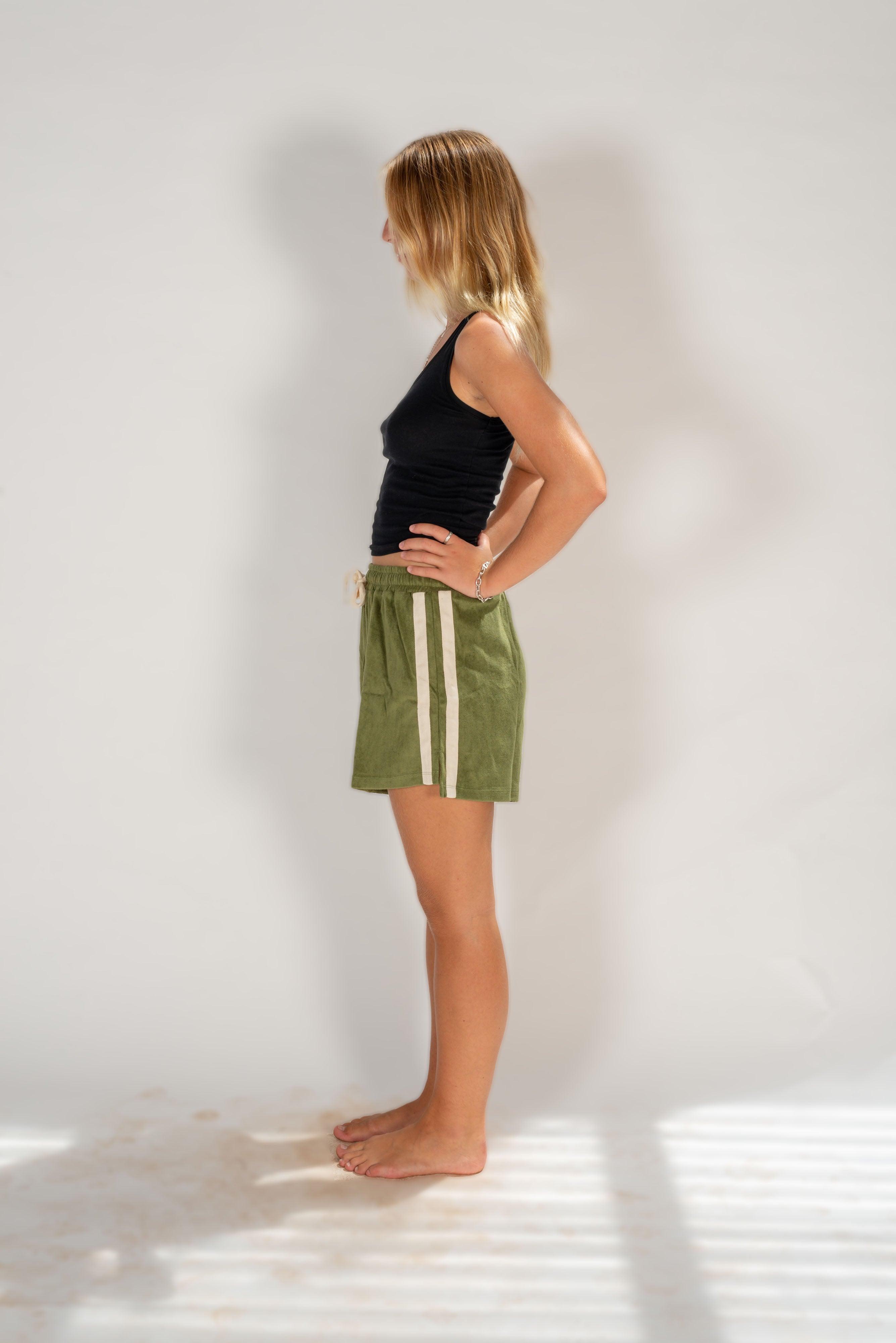 Lifestyle image with model sitting