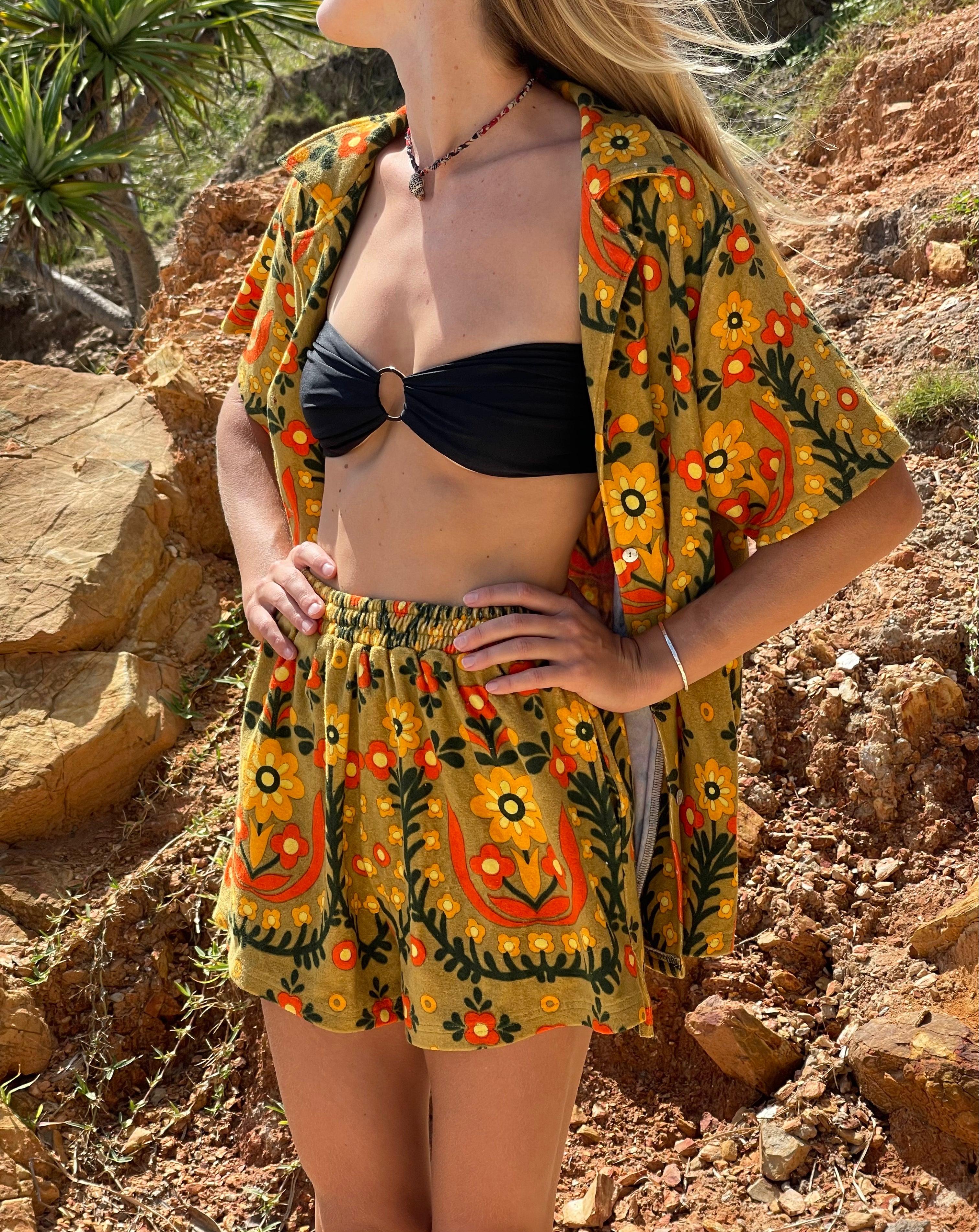 Close-up of shorts design