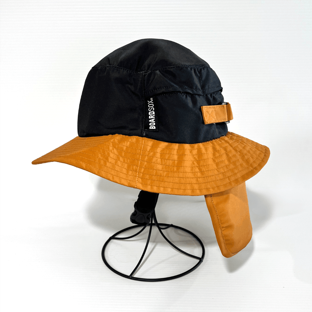 Side view of the surf hat