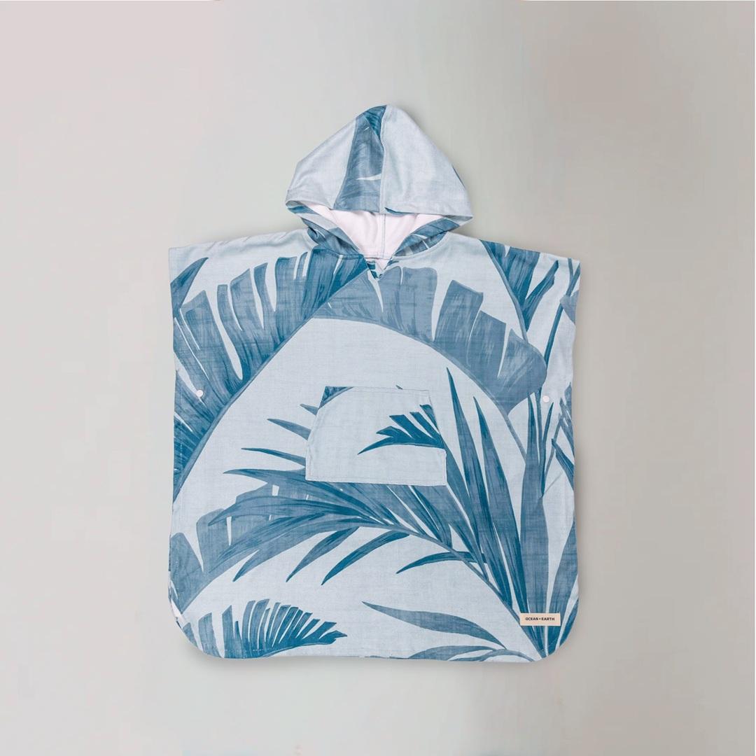 Toddlers Palm Hooded Poncho 1