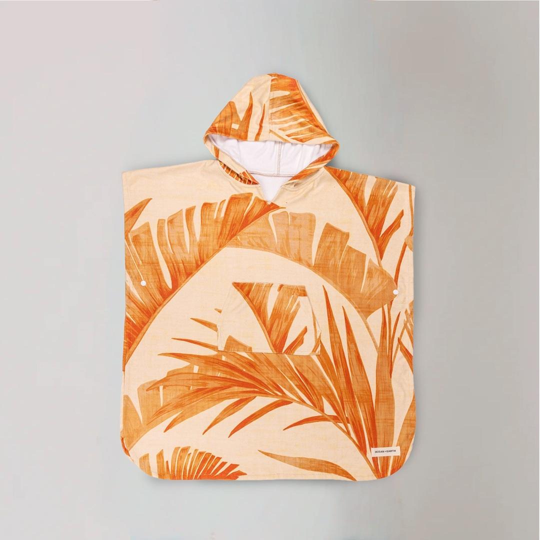 Toddlers Palm Hooded Poncho 2