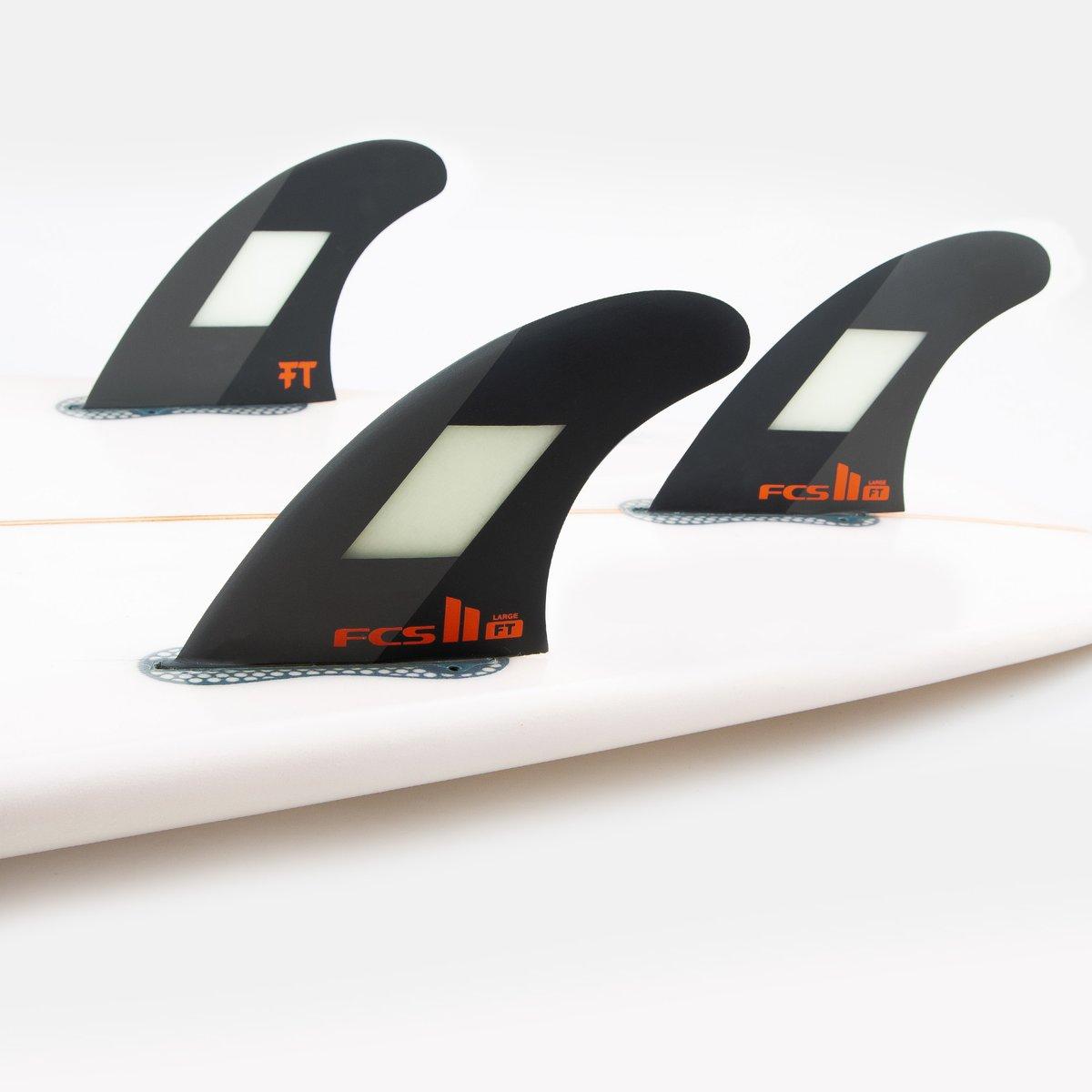 FCS II Filipe Toledo PC Tri Fins - Black - L 1