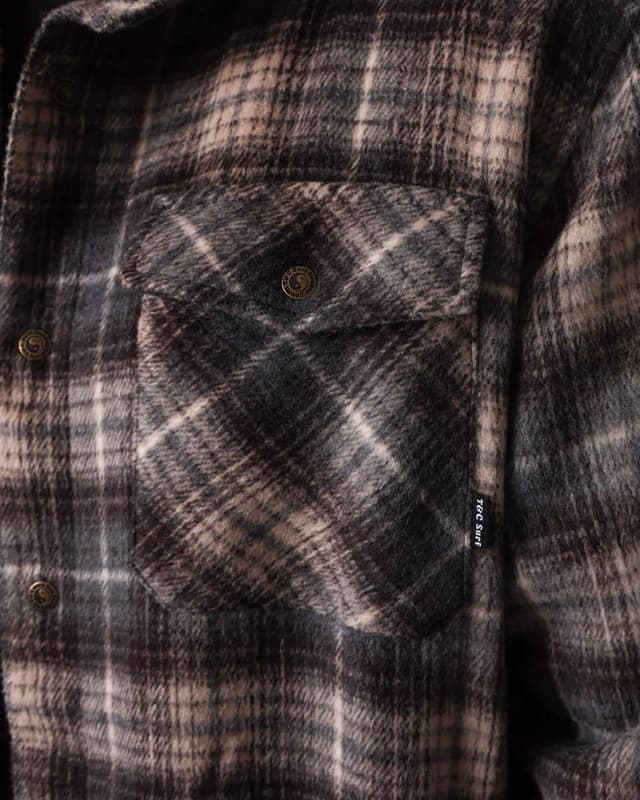 Canyon Sherpa Flannel - Light Char