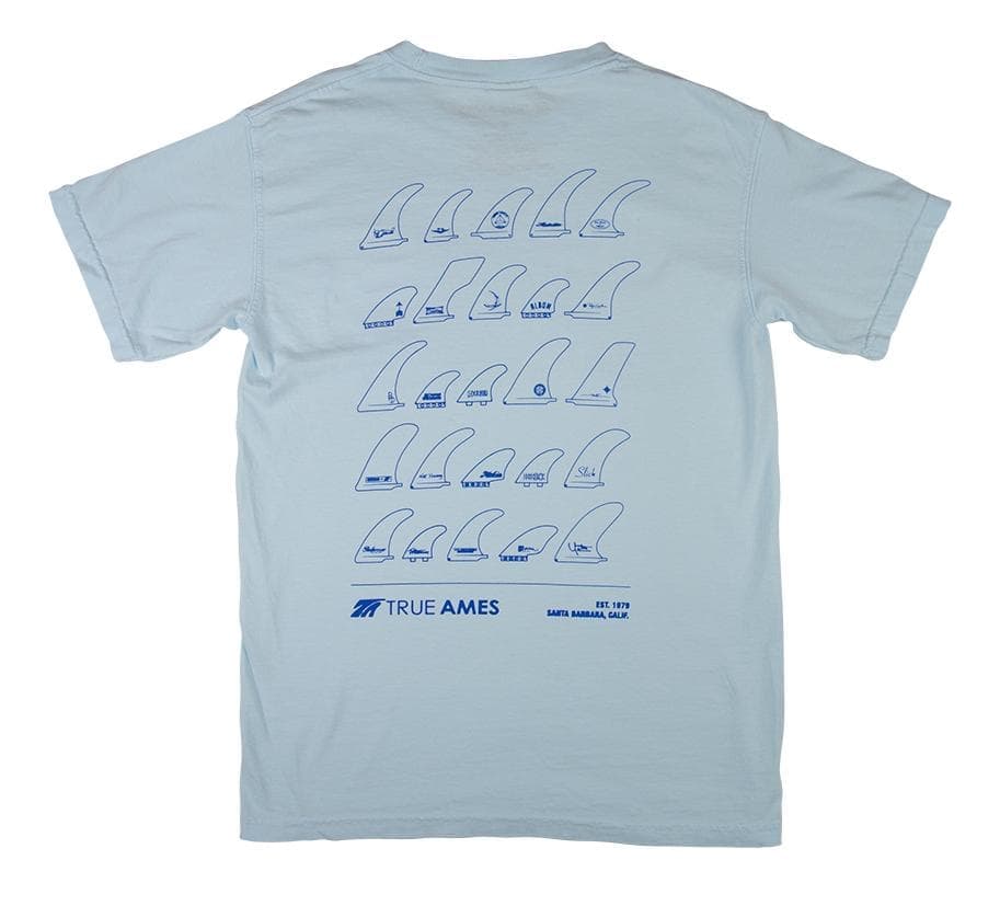 True Ames Templates Pocket T-Shirt - Sky Blue