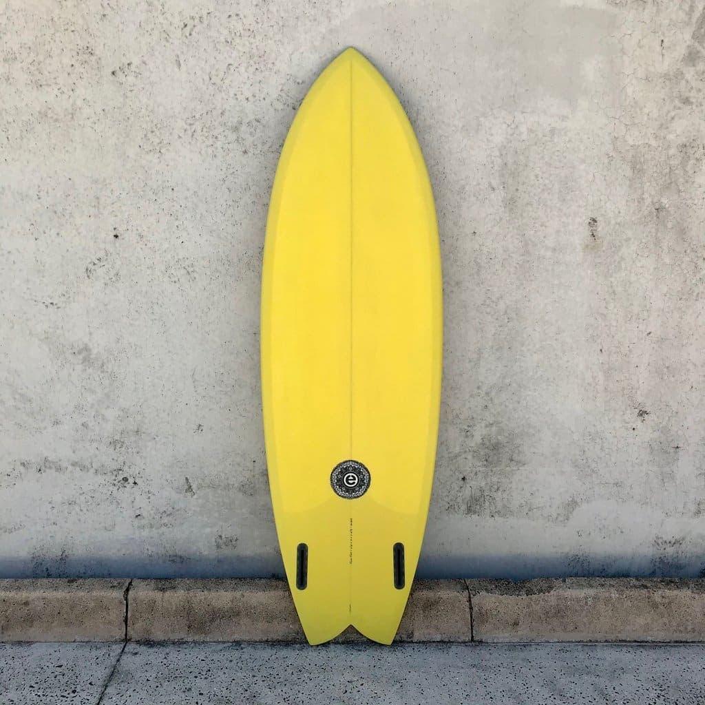Twin Fish - Mustard (Elemnt) - 5' 6" x 20 " x 2 3/8" x 27.8L - Futures 4