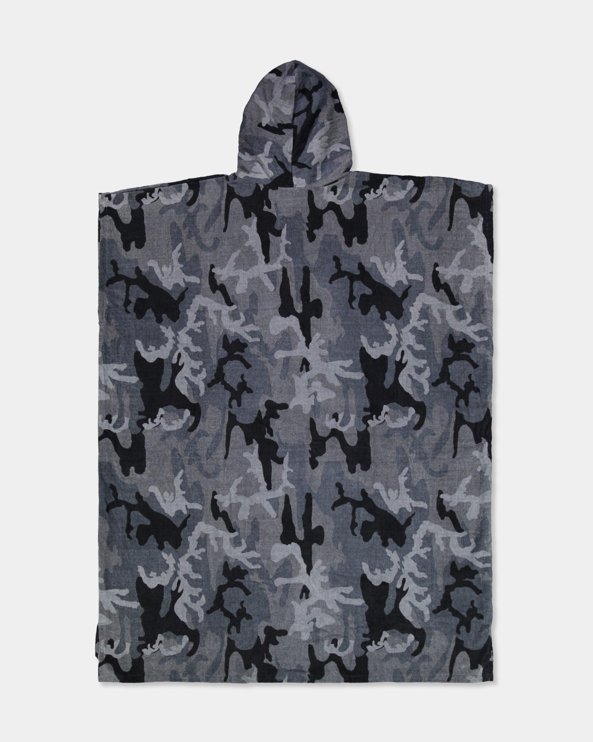 Hooded Towel Camo Back View
