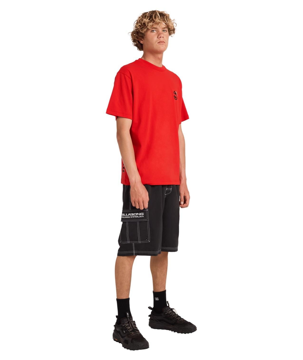 Mens Throw On 22" Boardshort - Black