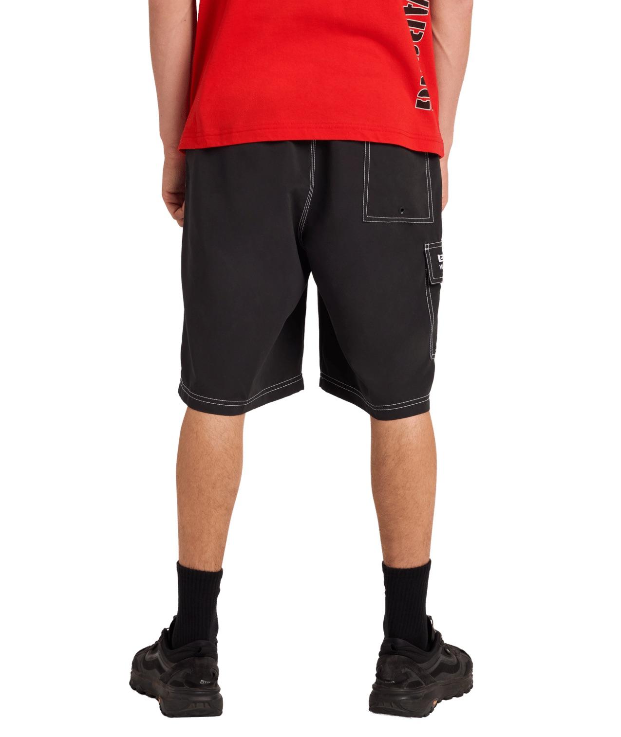 Mens Throw On 22" Boardshort - Black