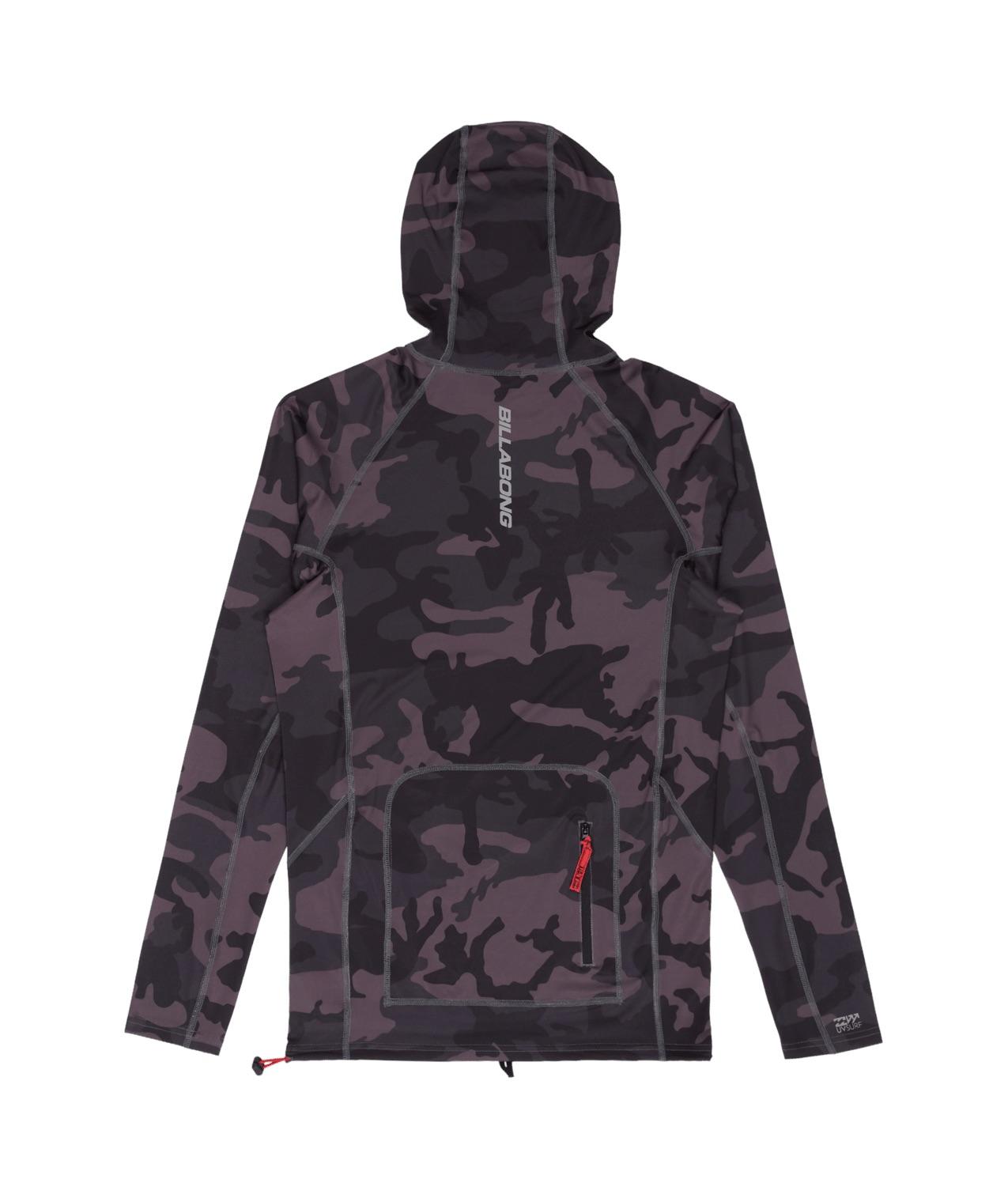 Strike Mission Hooded Rashie - Black Camo