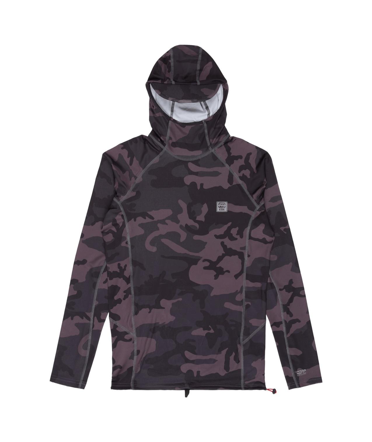 Strike Mission Hooded Rashie - Black Camo