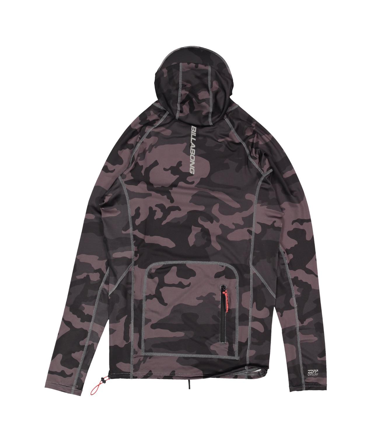 Strike Mission Hooded Rashie - Black Camo