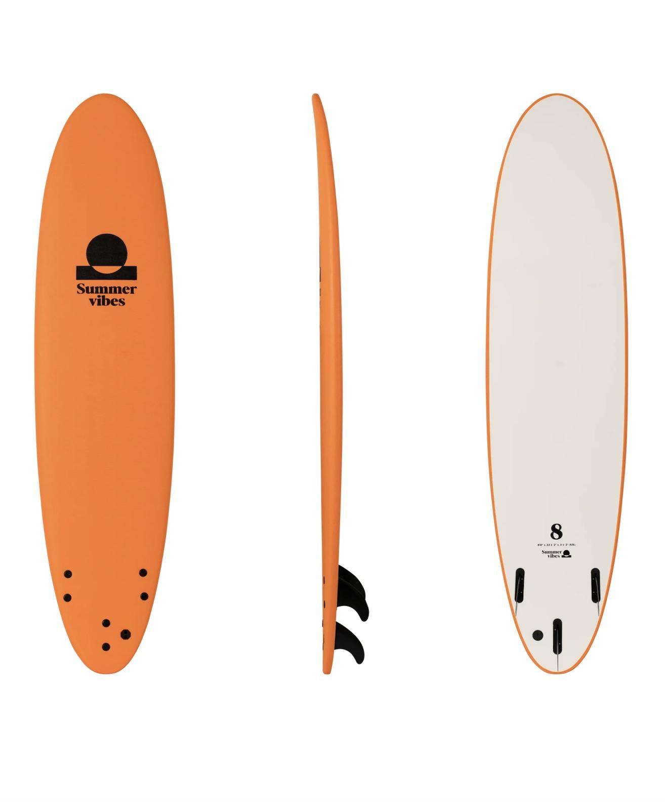 Summer Vibes Mini Mal 8' Softboard - Orange 1