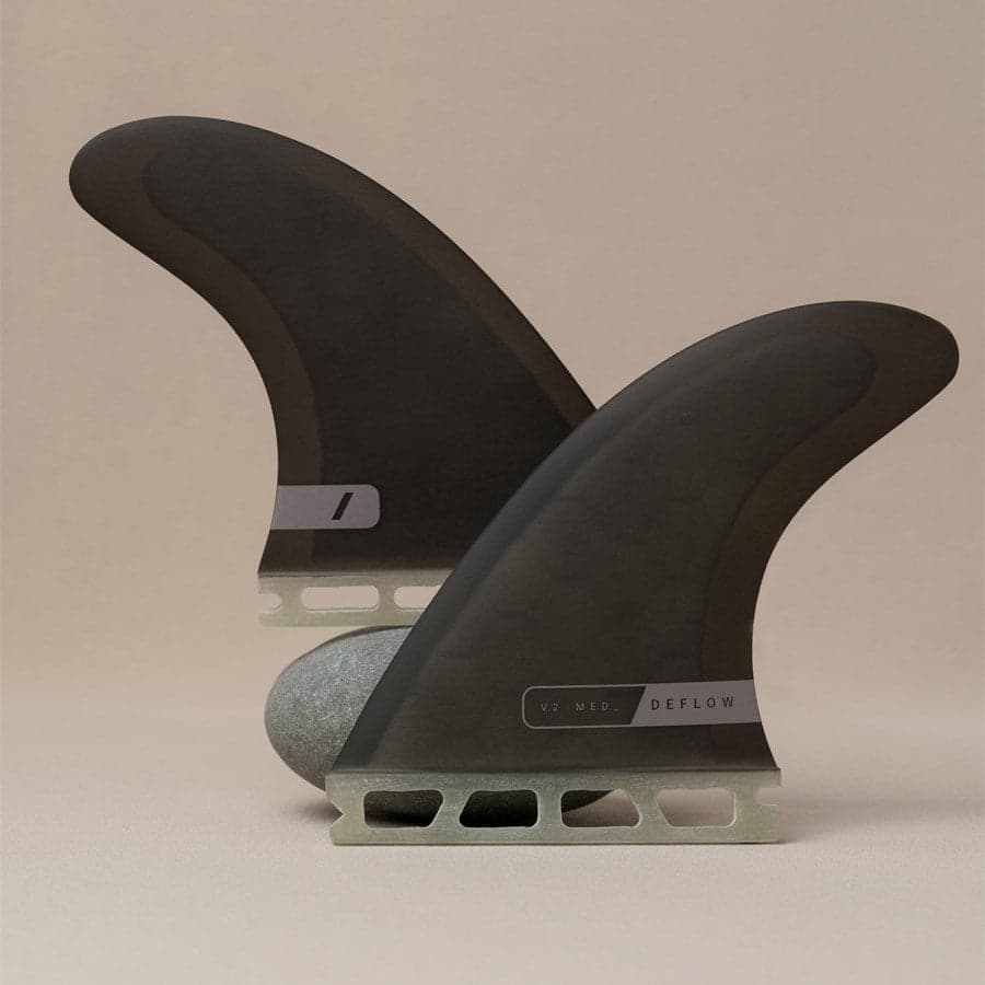 Bravosurf | DEFLOW THRUSTER FINS V.2 L BLACK FUT  | Black