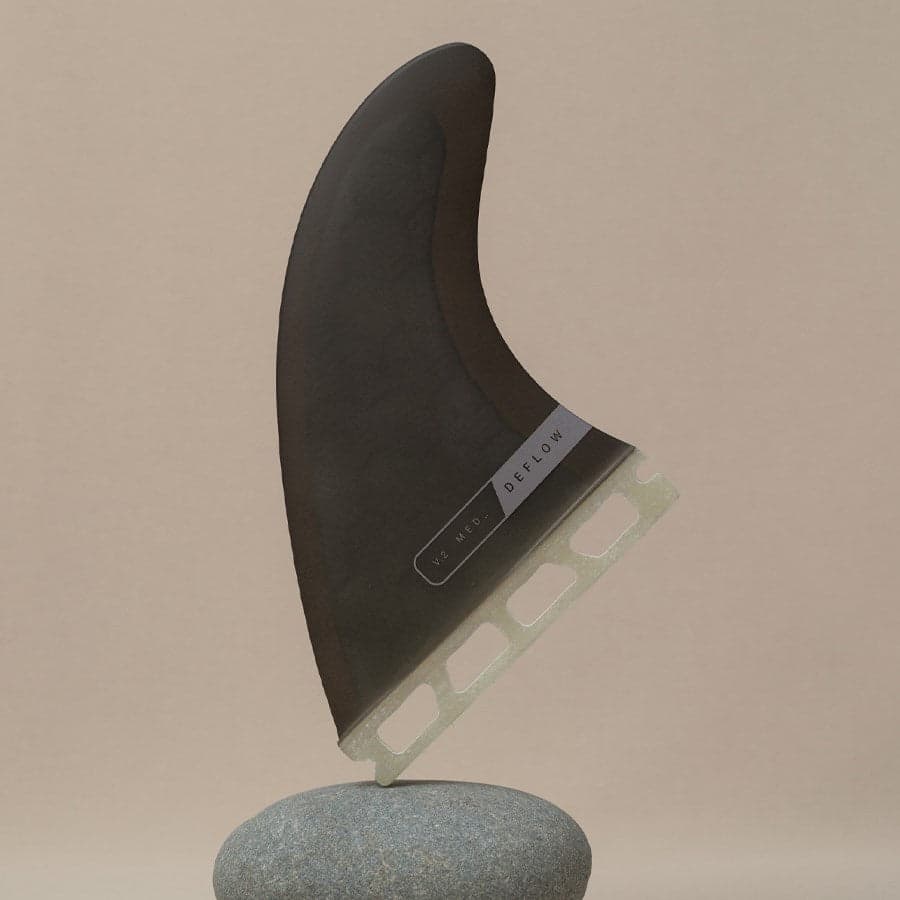 Bravosurf | DEFLOW THRUSTER FINS V.2 L BLACK FUT  | Black