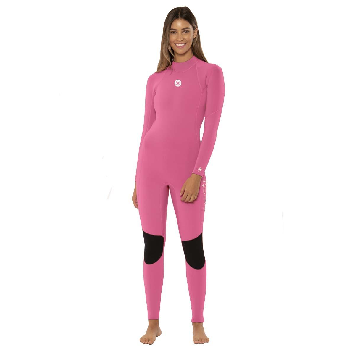 Sisstr 7 Seas 3/2 Back Zip Full - Magenta Wetsuit