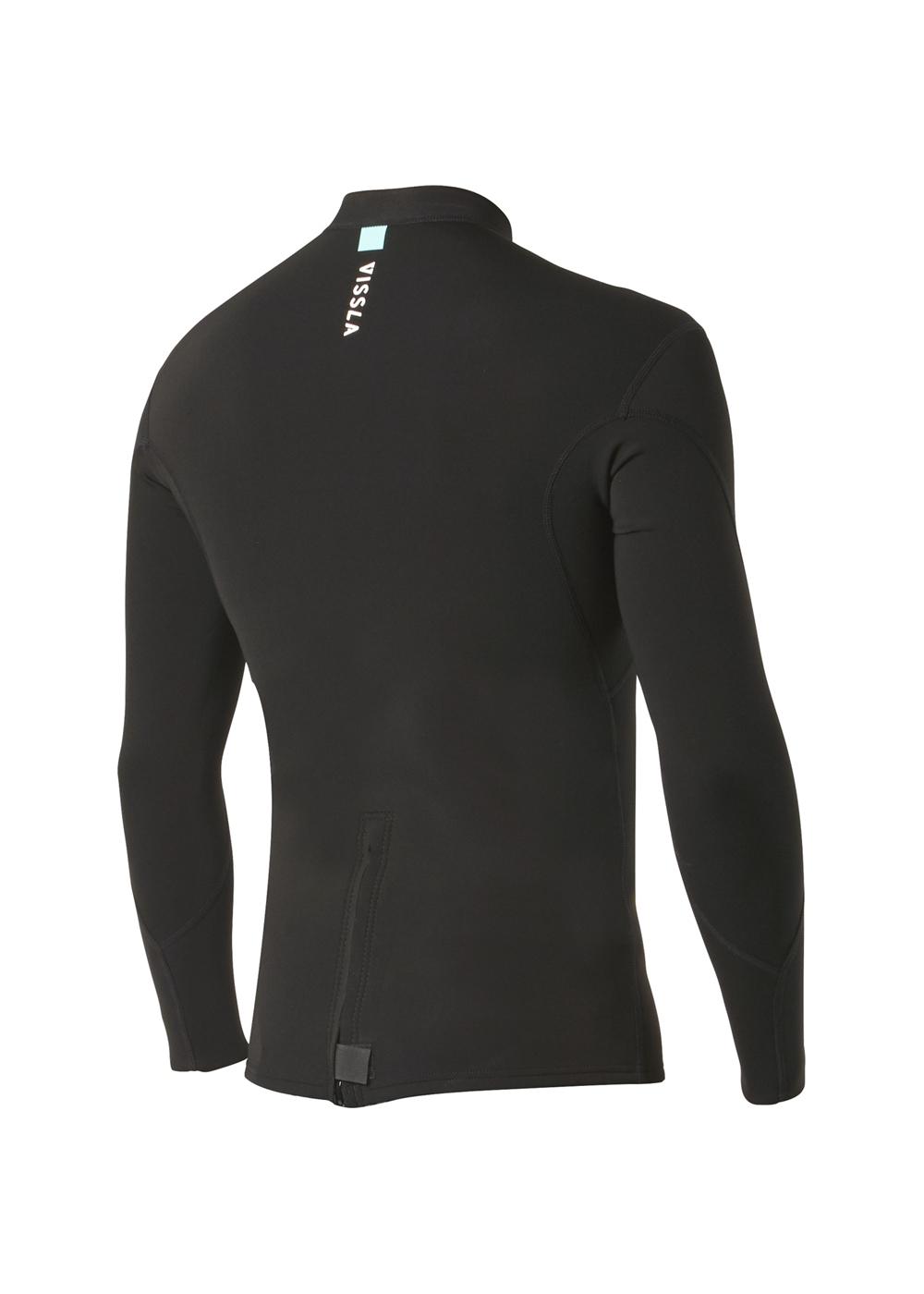 Vissla 7 Seas 1mm Long Sleeve Jacket - Black back