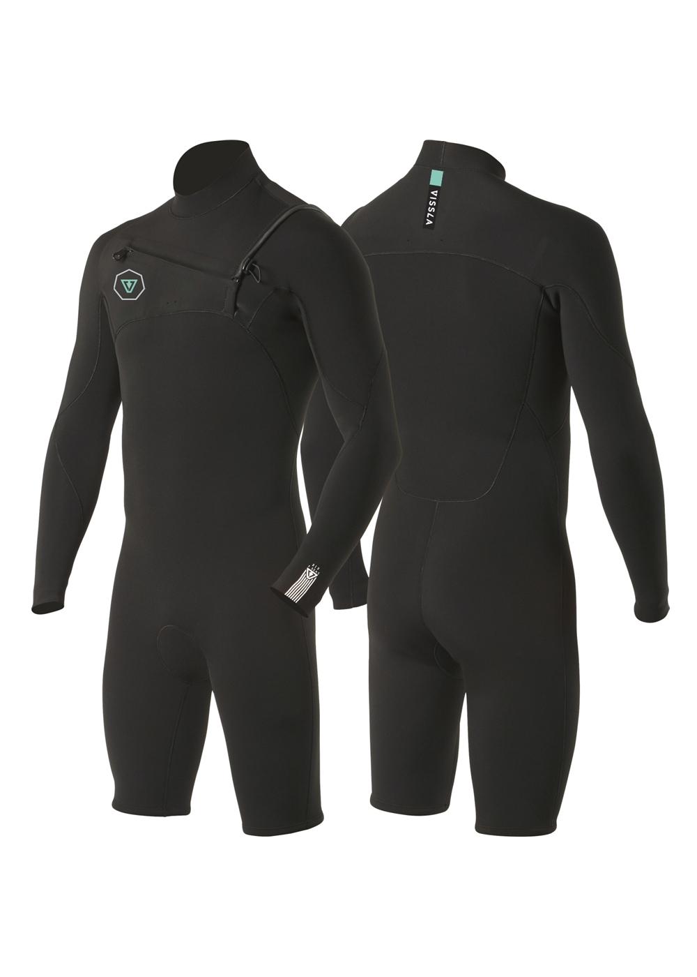 Vissla Men's 7 Seas 2/2 L/S Spring Suit - Black