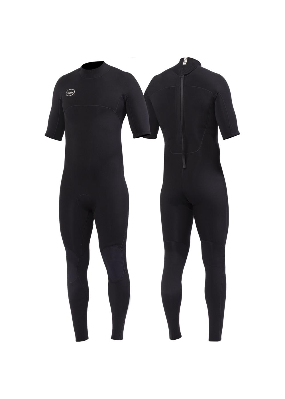 Vissla 7 Seas 2/2 Short Sleeve Full Back Zip - Black