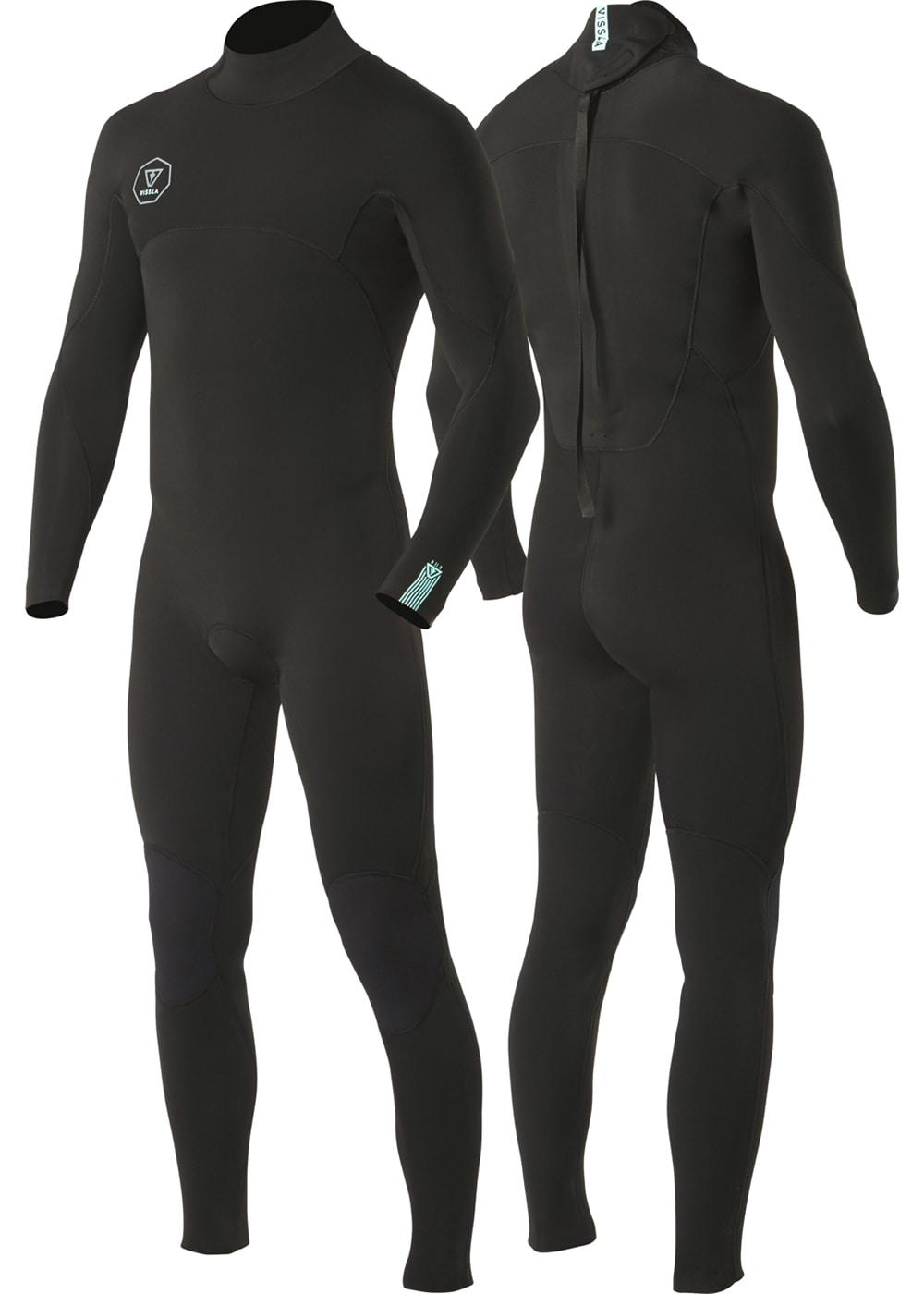 Vissla 7 Seas 3/2 Full Back Zip - Black