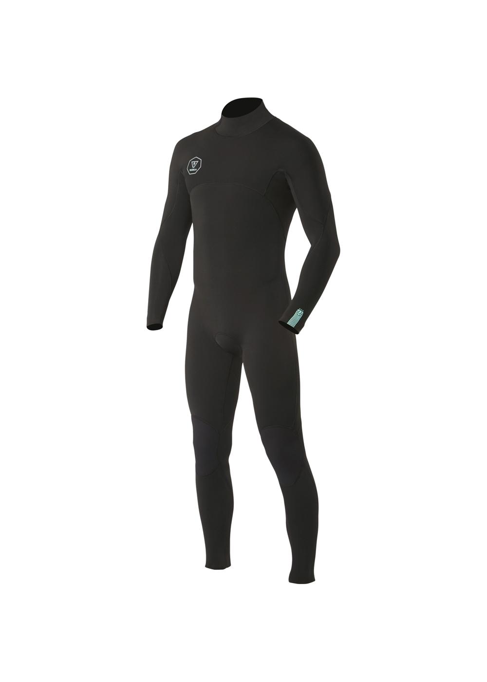 Vissla 7 Seas 3/2 Full Back Zip - Black - Front