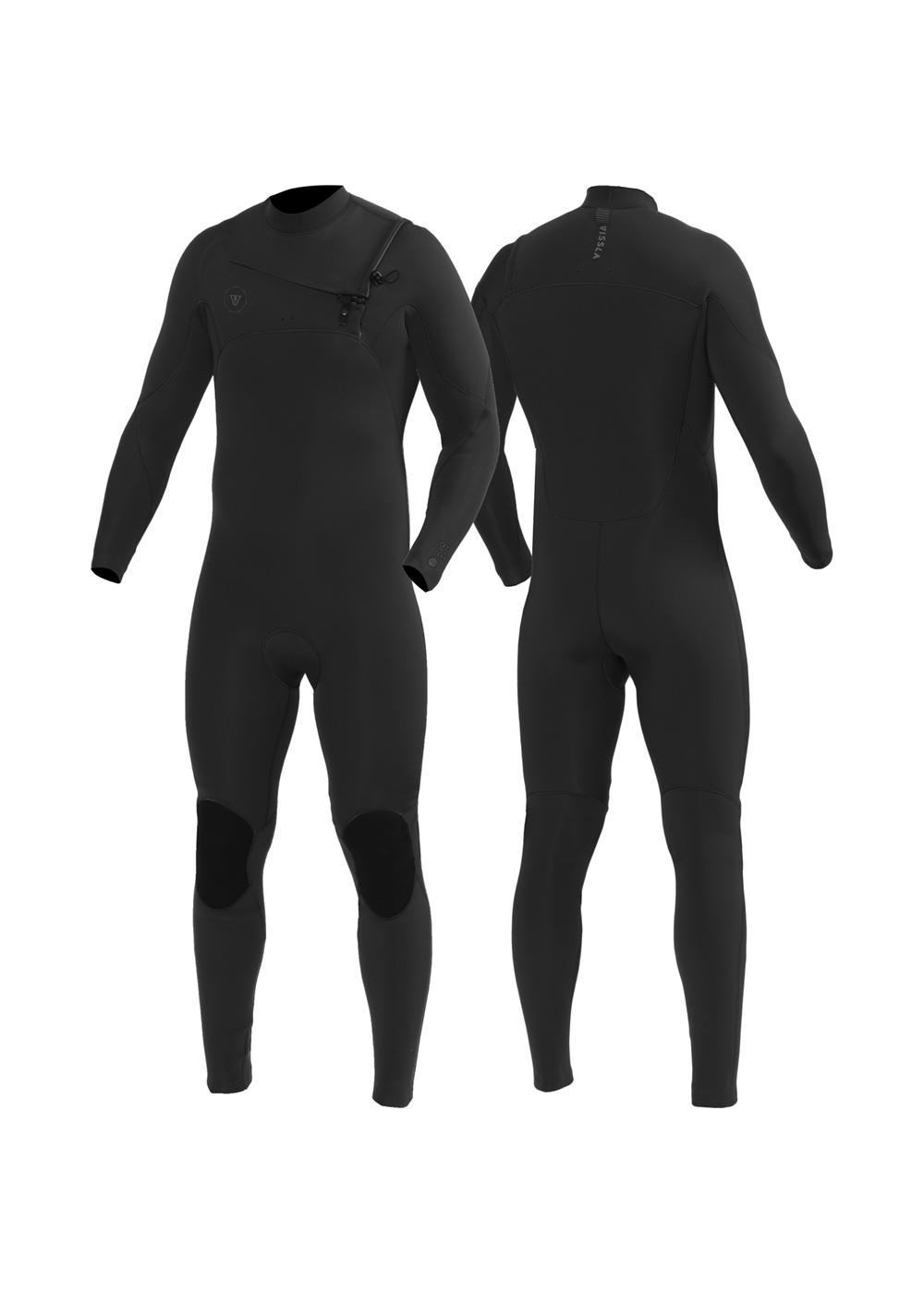 Vissla 7 Seas 4/3 Full Chest Zip - Stealth