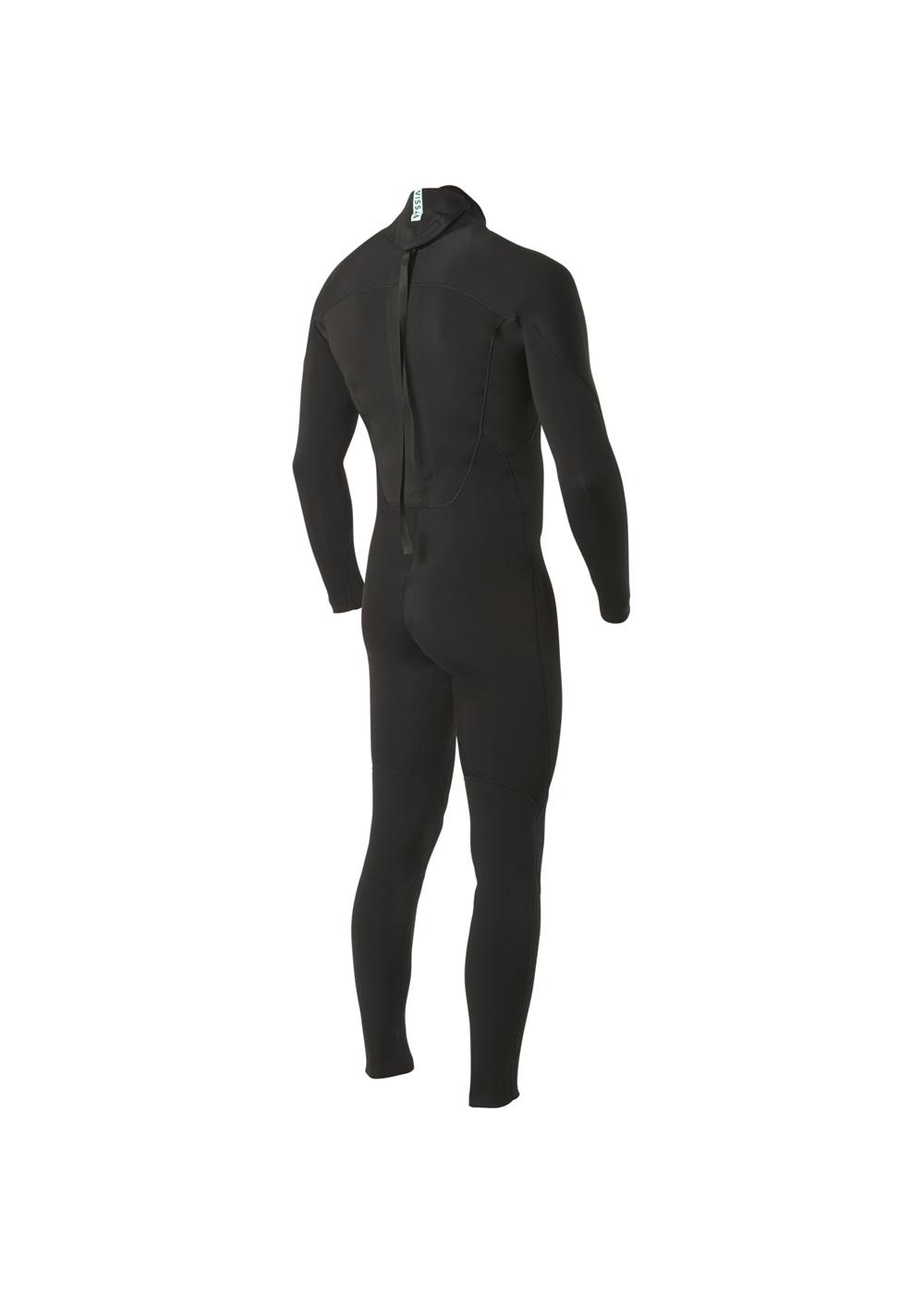 Vissla 7 Seas 4/3 Full Back Zip - Black - Back