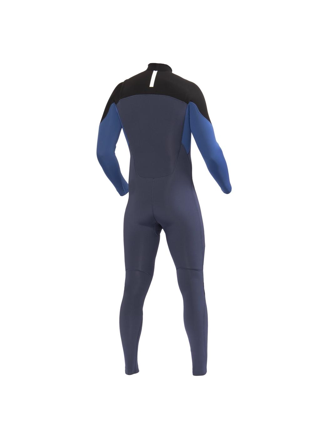 Vissla 7 Seas Comp 3/2 Full Chest Zip - Harbor Blue