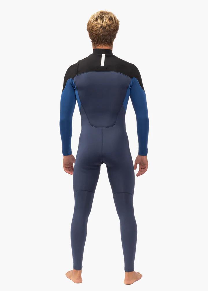 Vissla 7 Seas Comp 3/2 Full Chest Zip - Harbor Blue
