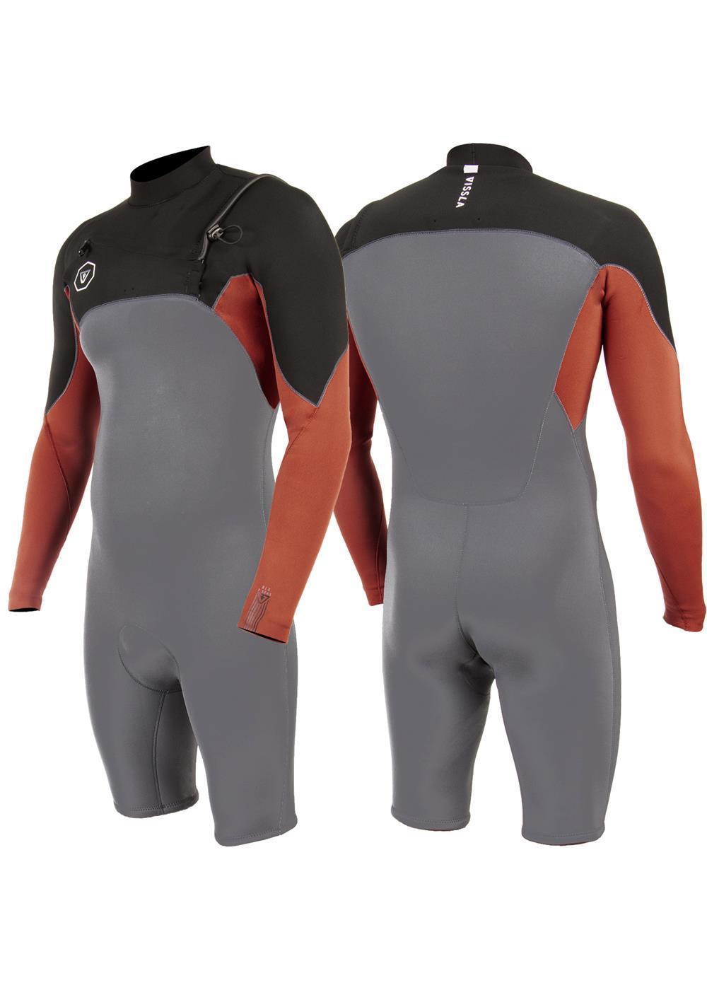 Vissla 7 Seas 2/2 L/S Spring Suit - Rust