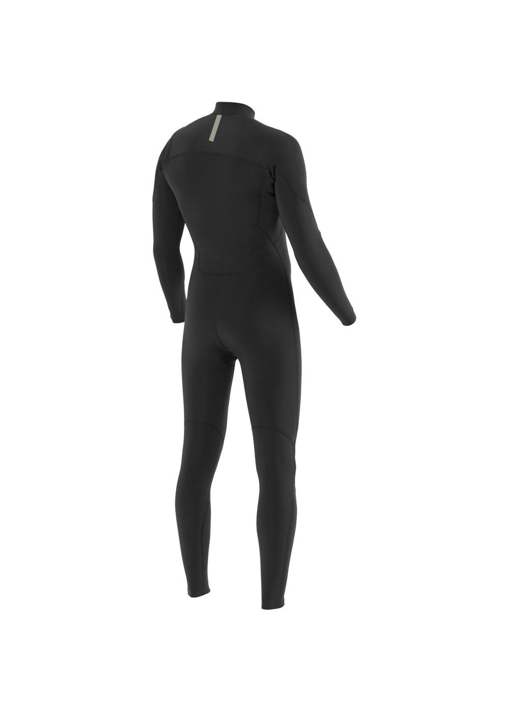 Vissla 7 Seas Comp 3/2 Chest Zip Steamer Wetsuit - Black 2 - back