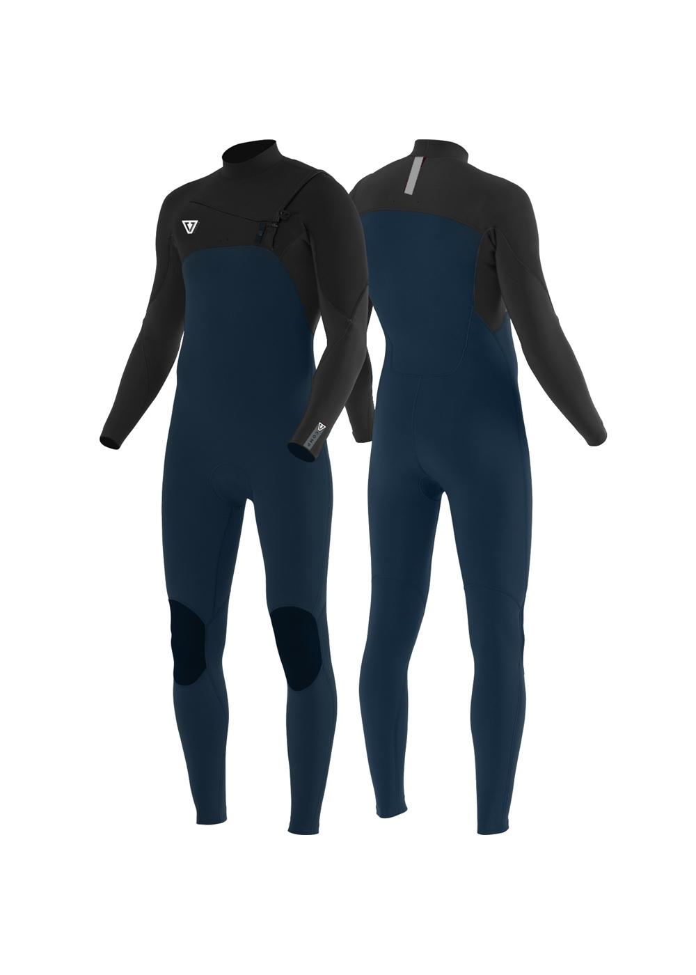 Vissla 7 Seas Comp 3/2 Chest Zip Wetsuit - Night
